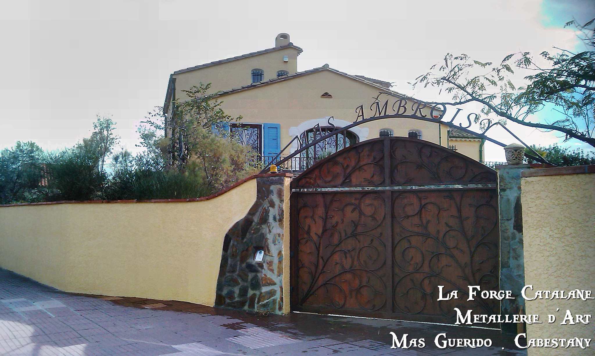 portail tole plein rameau olivier travail forge rouille forge catalane.jpg